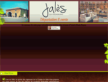 Tablet Screenshot of caveaudejales.com